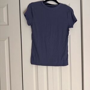 a new day Ribbed Crewneck Tee in Charcoal